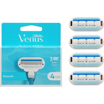 Příslušenství k holicímu strojku Gillette Venus Smooth náhradní hlavice do holicího strojku 4 kusy,