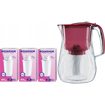 Filtrace vody Filtrační konvice Aquaphor Orleans 4,2 l červená