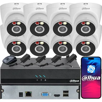 IP kamera Monitorovací systém DAHUA pro 8 kamer 5MPx T5A-PV Smart Dual Light Audio Mikrofon