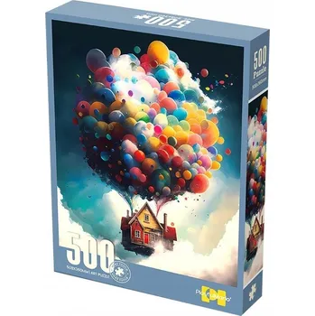 Puzzle Puzzle Askato 500 dílků Puzzle Létající Domeček - 500 dílků