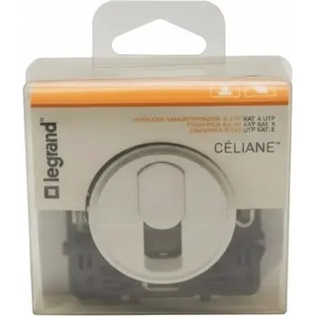 Elektrická zásuvka Internetová zásuvka nástěnná Legrand šedá