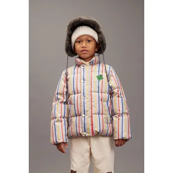 Chlapecká bunda Dětská bunda Mini Rodini Clover 25710135 šedá 09X, vel. 104-110