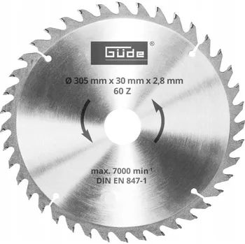 Pilový kotouč Kotoučová pila GÜDE 30 mm