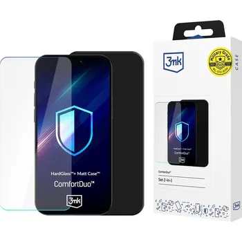 3mk sada ochranné sklo ComfortDuo + matné pouzdro pro Samsung Galaxy S26černé