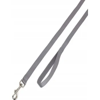 Vodítko pro psa Vodítko Nobby Classic popruh PREMIUM S/M materiál 15mm/120cm šedé