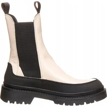 Dámské lodičky Gant Kožené lodičky v černo-béžové barvě PREPNOVO vel