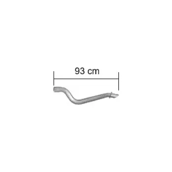 Výfukový systém Výfuk Polmostrów - koncová trubka výfuku MERCEDES Vito - 639 109 CDi Turbo Diesel, MERCEDES Vito - 639 111 CDi Turbo Diesel, MERCEDES Vito - 639 115 CDi Turbo Diesel (PR 13.191 [750-429])