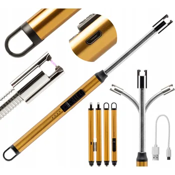 Zapalovač USB zapalovač DLOUHÝ FLEXIBILNÍ ZAPALOVAČ DO HŘBITOVNÍCH SVÍČEK, PLYN, SVÍČKY