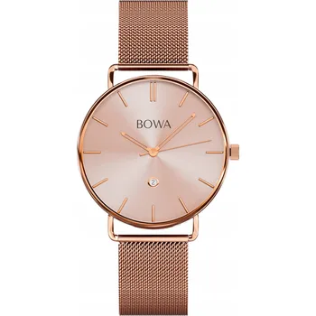 Hodinky Dámské hodinky BOWA Milan Full Pink Gold Mesh 34 Bowa-MI347-77-167M