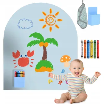 Kancelářský nábytek ELASTICKÁ MAGNETICKÁ TABULE POPISOVATELNÁ ZA SUCHA SAMOLEPICÍ 100X80 CM