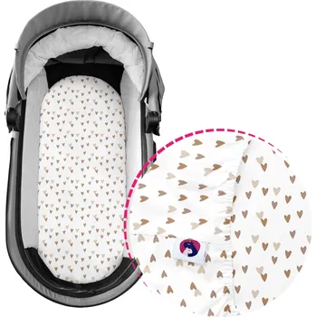 Prostěradlo Prostěradlo do Muuvo Quick do Gondoly Kočárku s gumou Bavlna Barvy