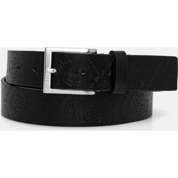 Opasek Kožený pásek Guess BOSTON BM7851.P5435 černá 99X, vel. M