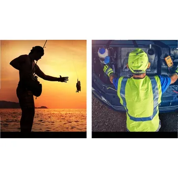 IP kamera LED rukavice s baterkou na prstech pro mechaniky a cyklisty