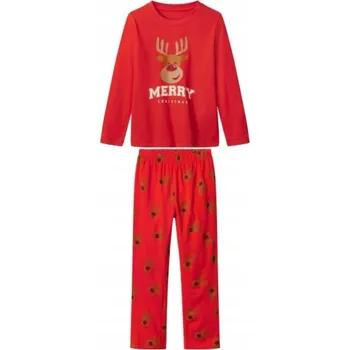 Chlapecké pyžamo Lupilu pyžamo červené velikost 122/128