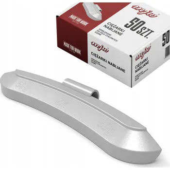 Sada na opravu pneumatiky ZINKOVÉ NALEPovací ZÁVAŽÍ NA OCELOVÉ DISKY 50G 50 KUSŮ PRO VYVAŽOVÁNÍ KOL