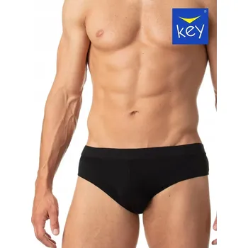 Slipy Pánské slipy Key MPP 005 bambusové 2 ks vel. L černé