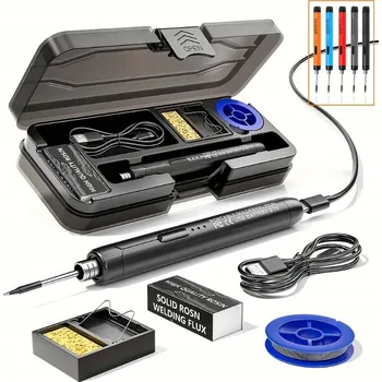 Páječka SADA BEZDRÁTOVÁ PÁJEČKA USB-C AKUMULÁTOROVÁ S HROTEM