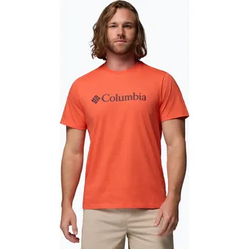 Pánské oblečení Pánské tričko Columbia CSC Basic Logo Tee zing/gem columbia