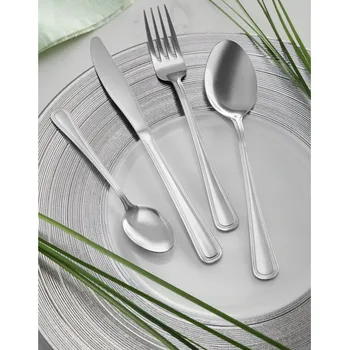 Příbor POLÉVKOVÉ LŽÍCE JÍDELNÍ OCELOVÉ PŘÍBORY SADA 6 KS HENDI