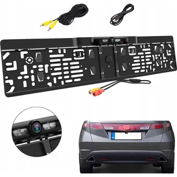 Couvací kamera COUVACÍ KAMERA PARKOVACÍ V RÁMEČKU SPZ S LED OSVĚTLENÍM, NOČNÍ VIDĚNÍ IR