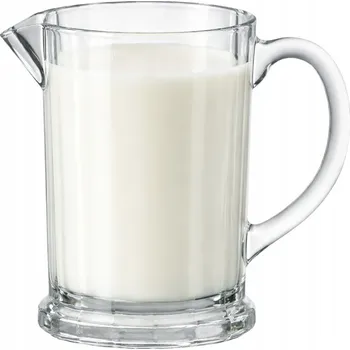 Konvička na mléko Skleněná mléčenka džbánek na mléko 270ml Ribs Ambition