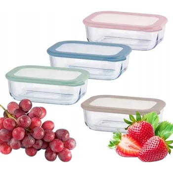 Dóza na potraviny Žáruvzdorná skleněná dóza na uskladnění 0,3 L JUYPAL