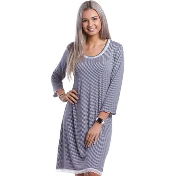 Dámská noční košile Noční košilka jemná 1D0785 šedá l