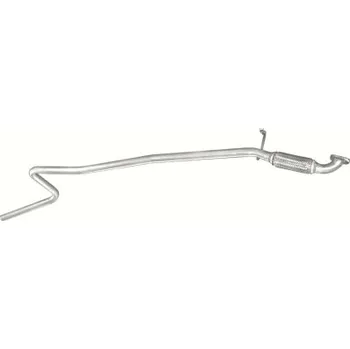 Střední díl výfuku Výfuk Polmostrów - přední trubka výfuku FORD Fiesta 1.25i -16V, FORD Fiesta 1.4i -16V, FORD Fusion 1.4i -16V, MAZDA 2 1.2i -16V, MAZDA 2 1.4i -16V (PR 08.597 [965-129])