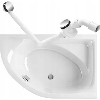 Vana ROHOVÁ VANA 170X110 PRAVÁ BEZ PANELU SIFON ASYMETRICKÁ LAMINART