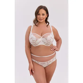 Dámské spodní prádlo Gaia GFP 1134 Keto S-4XL Ecru-Mokka kalhotky ecru-mocha XL