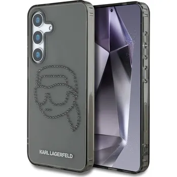 Pouzdro na mobilní telefon Karl Lagerfeld - IML kamínky (KLHCS25SHKHDCELK) - Samsung Galaxy S25 - Karl Head