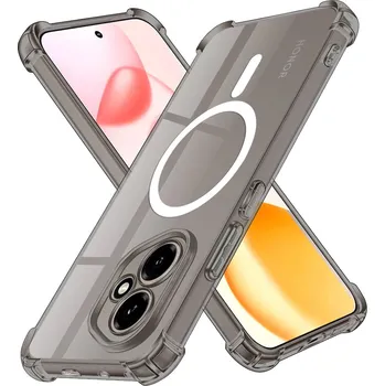 Pouzdro na mobilní telefon Techsuit - nárazuvzdorný průhledný silikonový kryt MagSafe - Samsung Galaxy S26 Ultra - kouřově černá