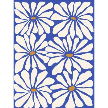 Plakát Plakát, Obraz - Sunny Floral Blue, Miho Art Studio