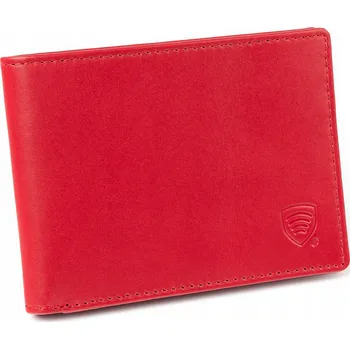 Peněženka Koruma peněženka z pravé lícové kůže červená - dámská