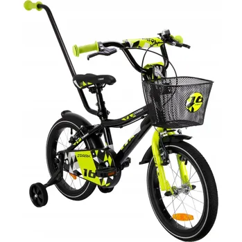 Dětské kolo DĚTSKÉ KOLO 16 PALCŮ MIRAVO ALU KOLO PRO CHLAPCE VODICÍ TYČ +