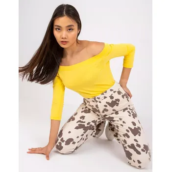 Dámská halenka Halenka RV BZ 4692.62 žlutá L