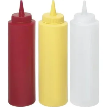 Dávkovač mýdla DÁVKOVAČ NÁDOBA DÁVKOVAČ NA STUDENÉ OMÁČKY ČERVENÝ MALÁ LAHEV 0,2L