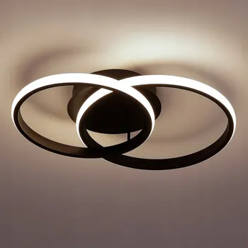 Stropní Svítidlo TITANO 12W LED černý 2 kolečka 710Lm 4000K Milagro ML1852