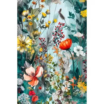 Plakát Plakát, Obraz - Meadow flowers 5, Justyna Jaszke