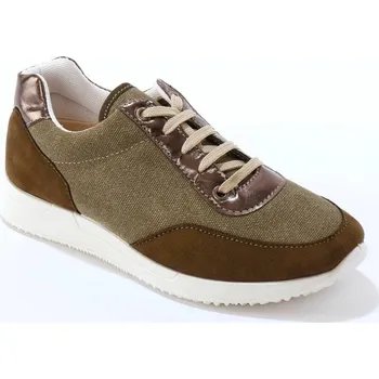 Dámské tenisky Tenisky z pružného materiálu khaki 36