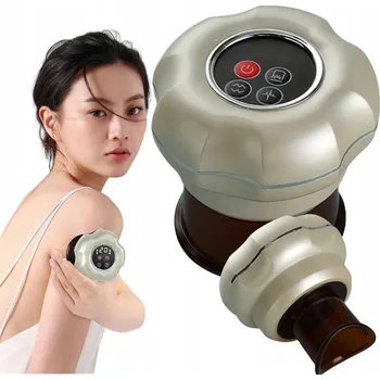 Masážní přístroj ČÍNSKÁ BAŇKA MASÁŽNÍ PŘÍSTROJ S PODTLAKEM, ZAHŘÍVACÍ, 12 ÚROVNÍ SÁNÍ