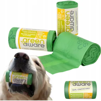 sáček na exkrement Sáčky na psí exkrementy GreenAware 30 ks