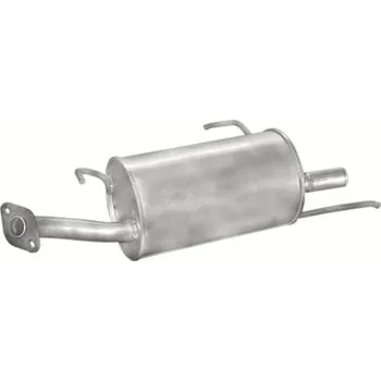 Výfukový systém Výfuk Polmostrów - zadní tlumič - díl výfuku NISSAN Almera 1.4i, NISSAN Almera 1.6i, NISSAN Almera 2.0 Diesel (PR 15.08 [145-341])