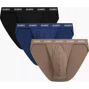 Slipy Pánské slipy Atlantic 3MP-1576 Wl26 Niec/capj/cza S (36) vícebarevné