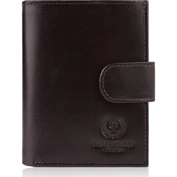 Peněženka Muž peněženka Paolo Peruzzi z pravé kůže hnědá