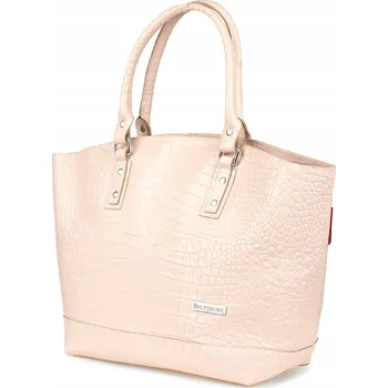 Kabelka Beltimore kabelka z pravé kůže růžová