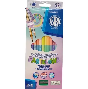 Pastelka Astra Pastelky Pastelové oboustranné 12 ks
