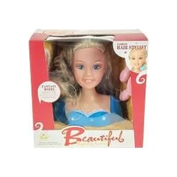 Głowa lalki do czesania 24x19x14cm