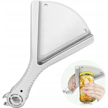 Otvírák RUČNÍ OTVÍRÁK NA ZAVAŘOVACÍ SKLENICE UNIVERZÁLNÍ NA SKLENICE A LAHVE OCEL DO KUCHYNĚ