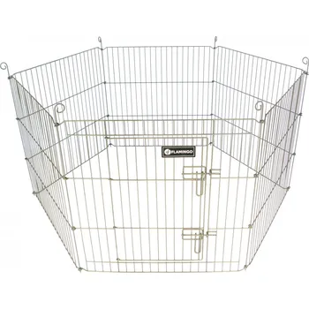 FLAMINGO ohrádka pro hlodavce RUN HEXAGON TAUPE 60x60cm (6ks)
